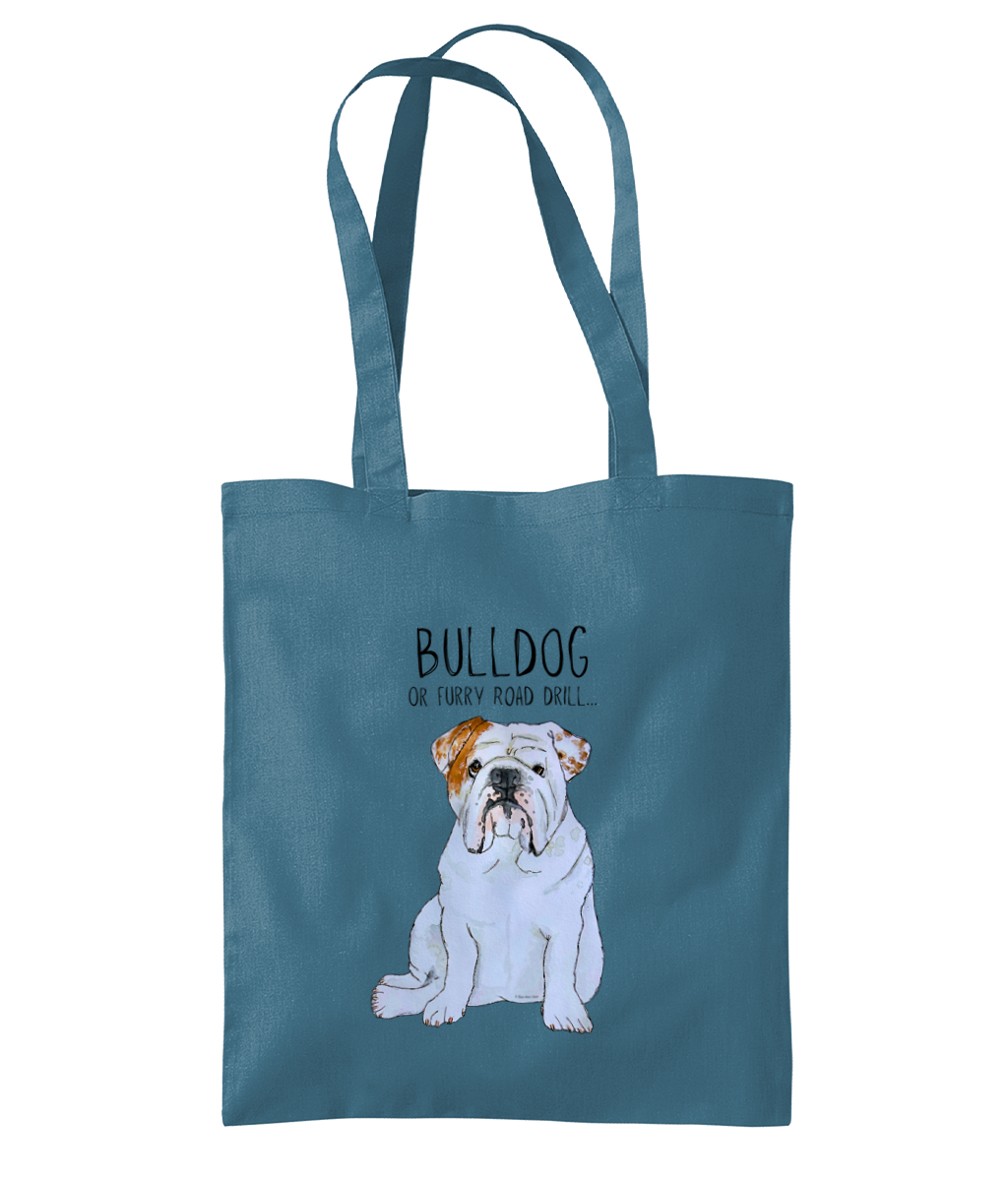 Bulldog Tote Bag – Furry Road Drill Edition!