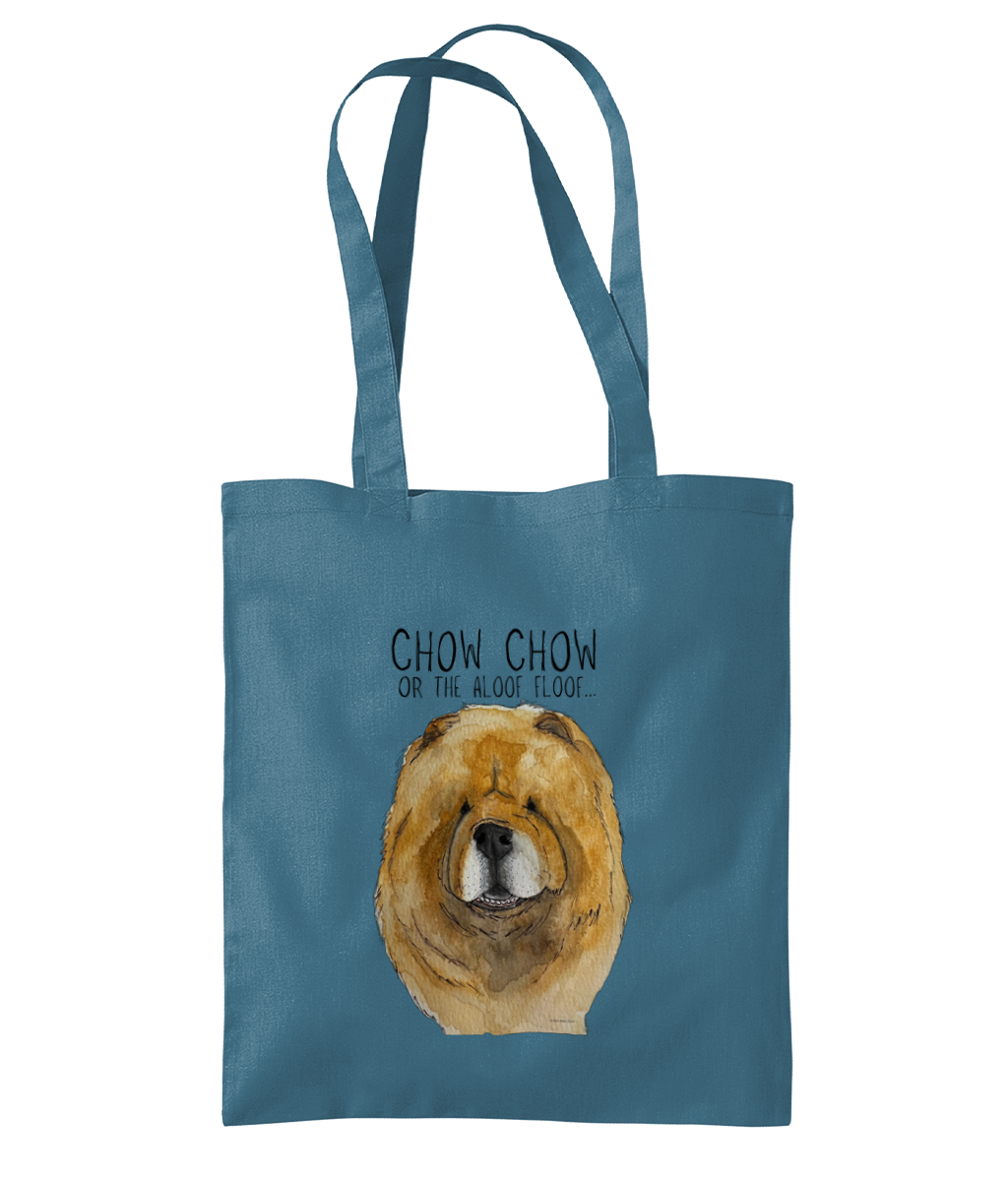 Carry Chow Style: Red Chow Chow Tote Bag for Everyday Fun