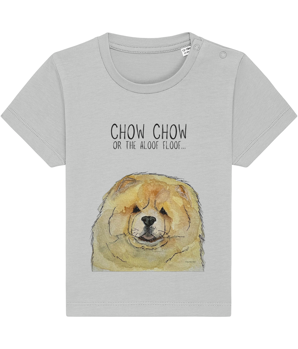 Pawsitively Adorable: Fawn Chow Chow Baby T-Shirt!