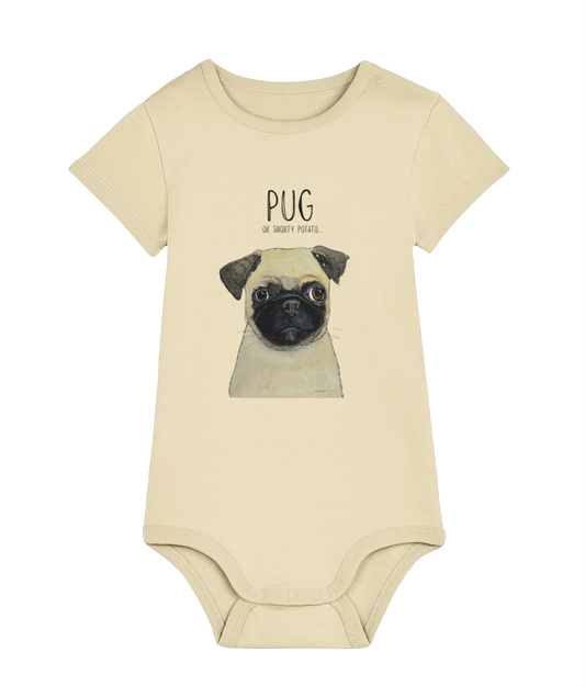 Pug Baby Bodysuit – Cuteness Overload for Your Little Pug-Lover!