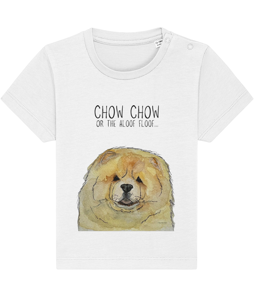 Pawsitively Adorable: Fawn Chow Chow Baby T-Shirt!