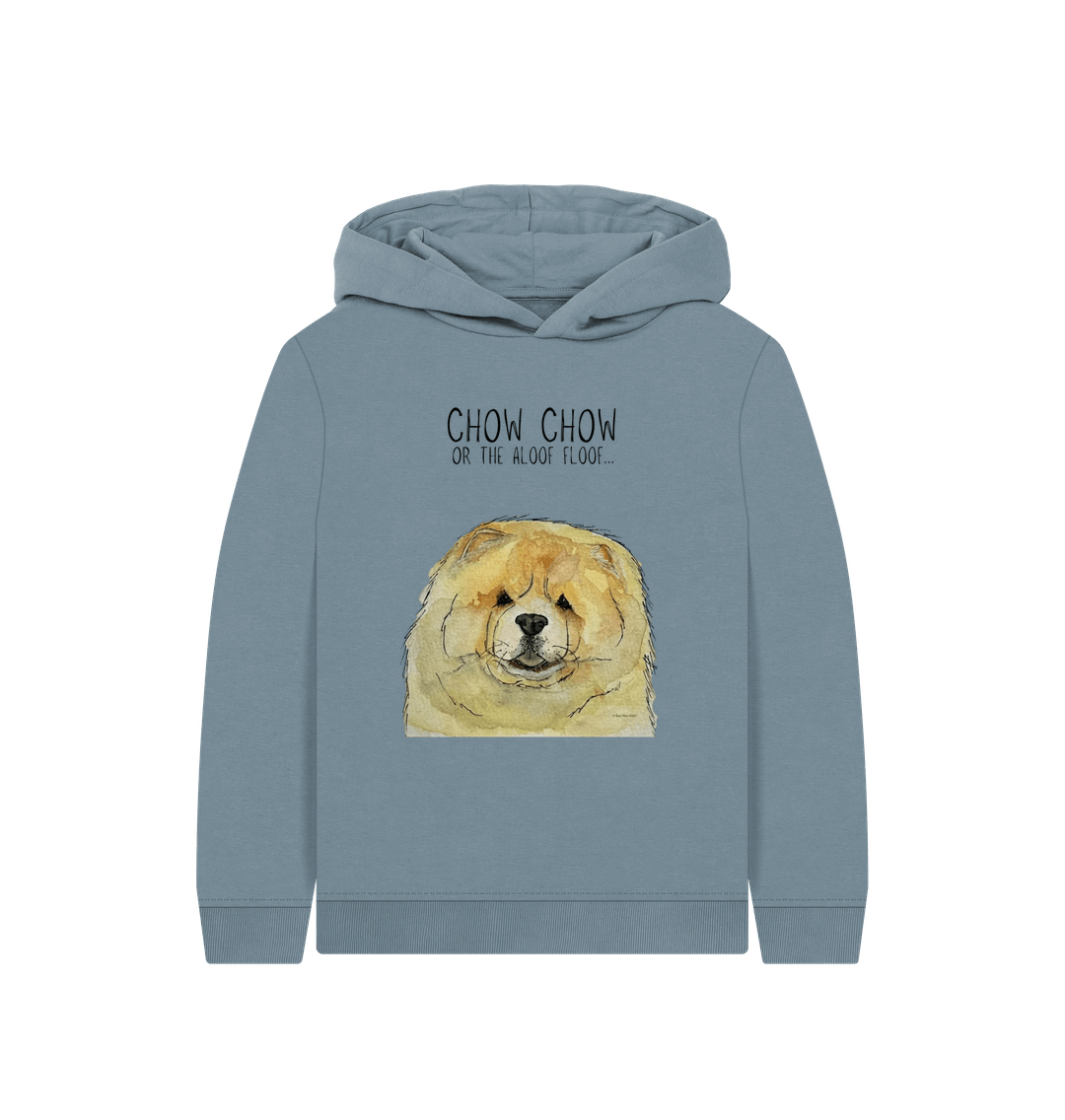 Stone Blue Fawn Chow Chow Children's Hoodie