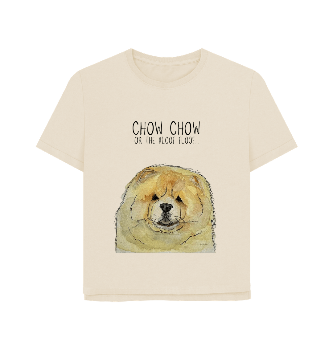 Oat Fawn Chow Chow Women's Relaxed Fit T Shirt