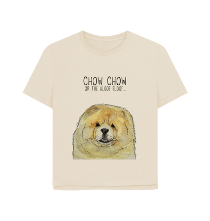 Oat Fawn Chow Chow Women's Relaxed Fit T Shirt