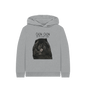 Athletic Grey Black Chow Chow Child's Hoodie