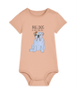 Furry Road Warrior: Bulldog Baby Bodysuit for Little Rebels!