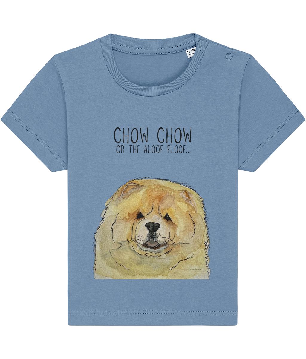 Pawsitively Adorable: Fawn Chow Chow Baby T-Shirt!