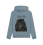 Stone Blue Black Chow Chow Women's Hoodie