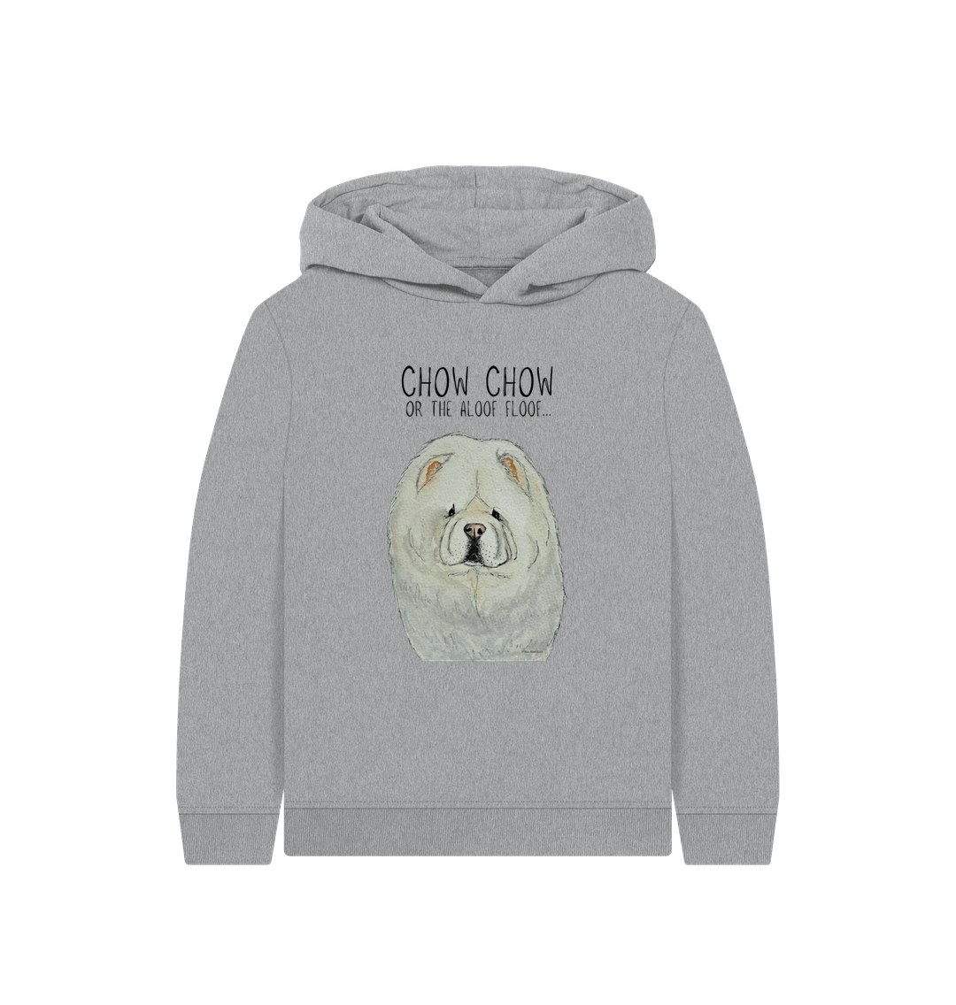 Athletic Grey Cream Chow Chow Children's Hoodie