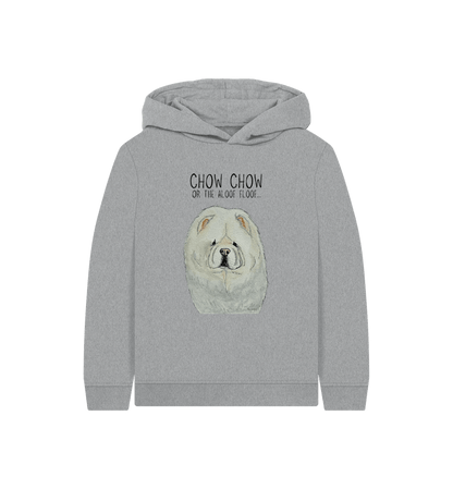 Athletic Grey Cream Chow Chow Children's Hoodie