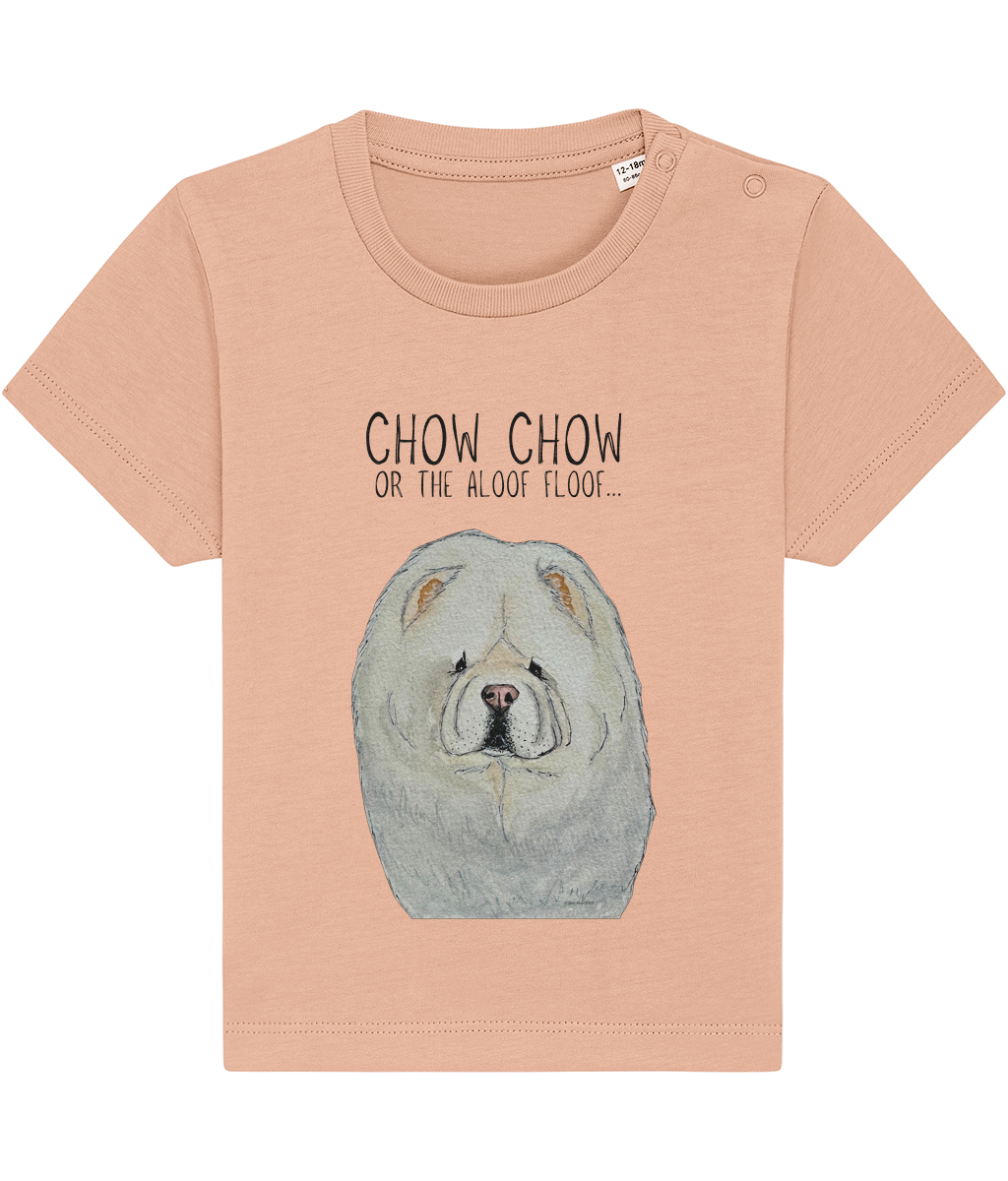 Cream Chow Chow Baby T-Shirt – The Cuddliest Tee for Your Little One!