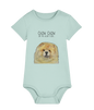 Cutest Little Pup: Fawn Chow Chow Baby Bodysuit!