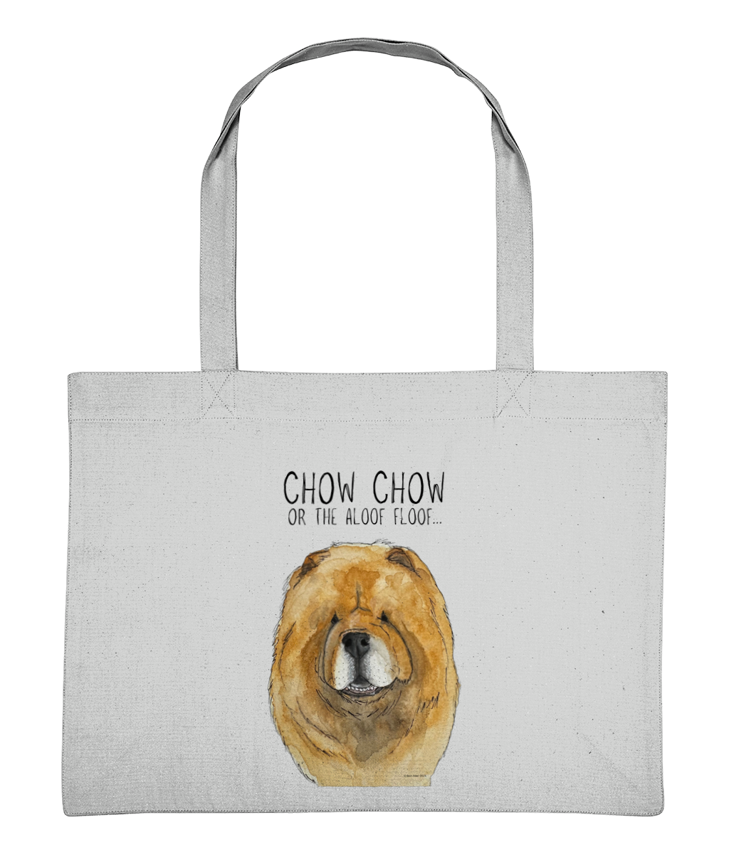 Shop in Style with Our Adorable Red Chow Chow Shopping Bag!