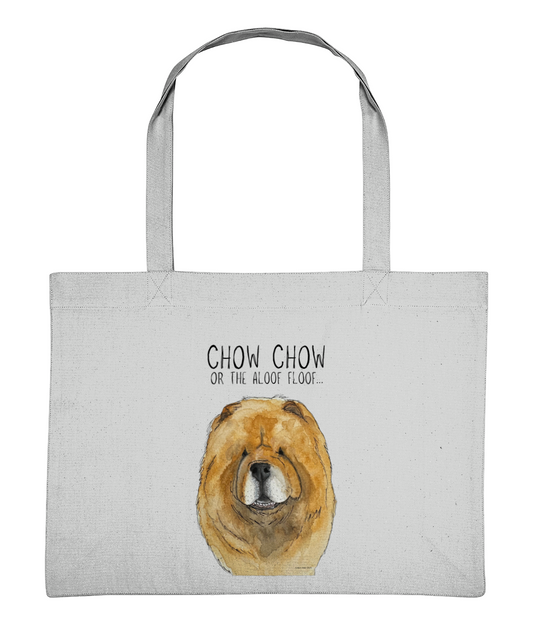 Shop in Style with Our Adorable Red Chow Chow Shopping Bag!