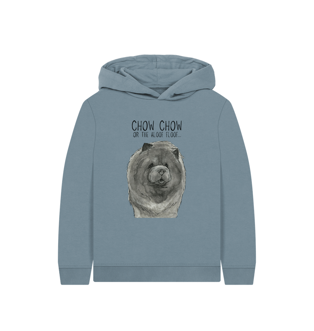 Stone Blue Blue Chow Chow Child's Hoodie