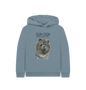 Stone Blue Blue Chow Chow Child's Hoodie