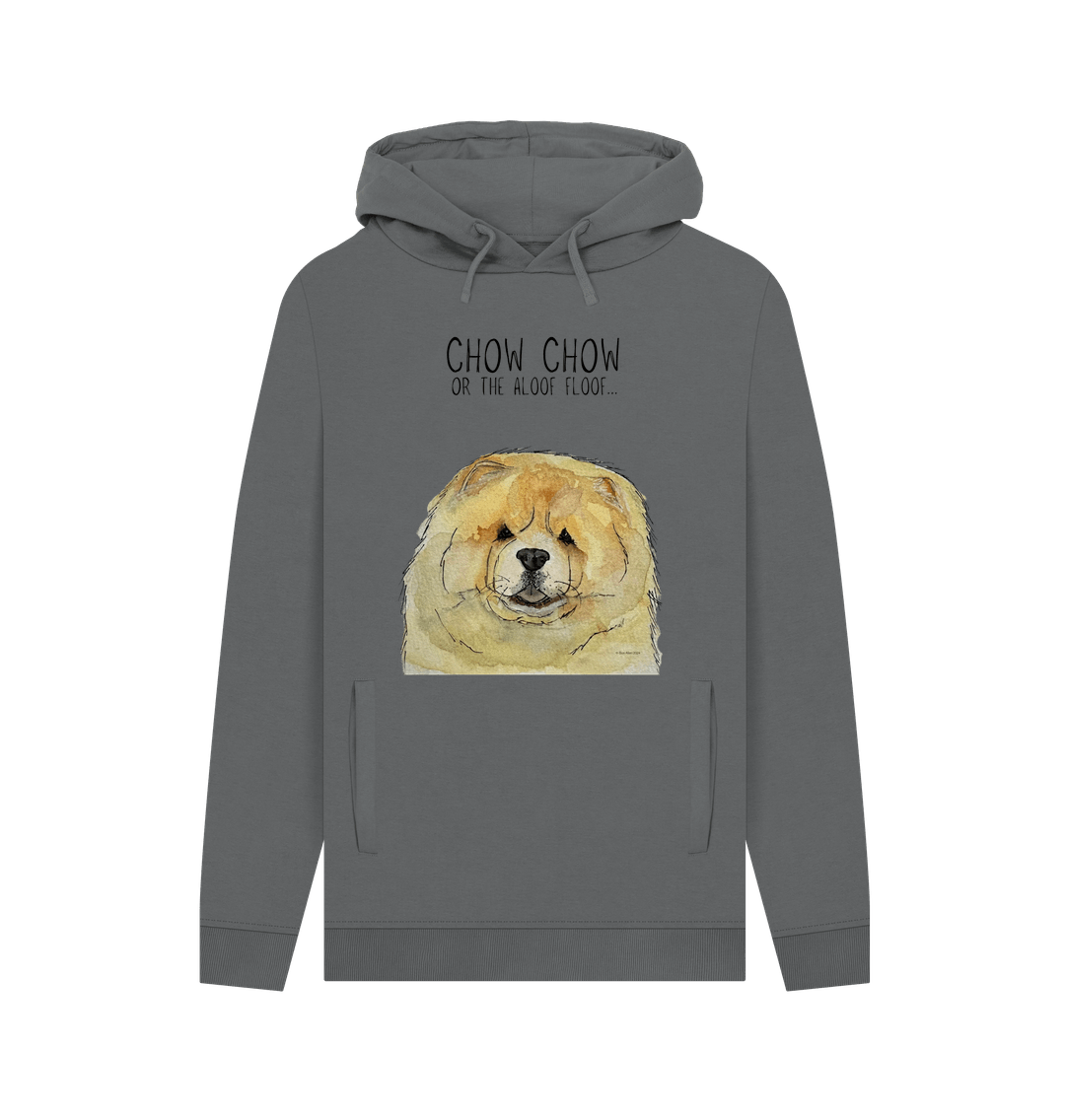 Slate Grey Fawn Chow Chow Men's Hoodie