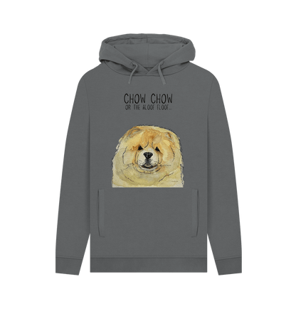 Slate Grey Fawn Chow Chow Men's Hoodie