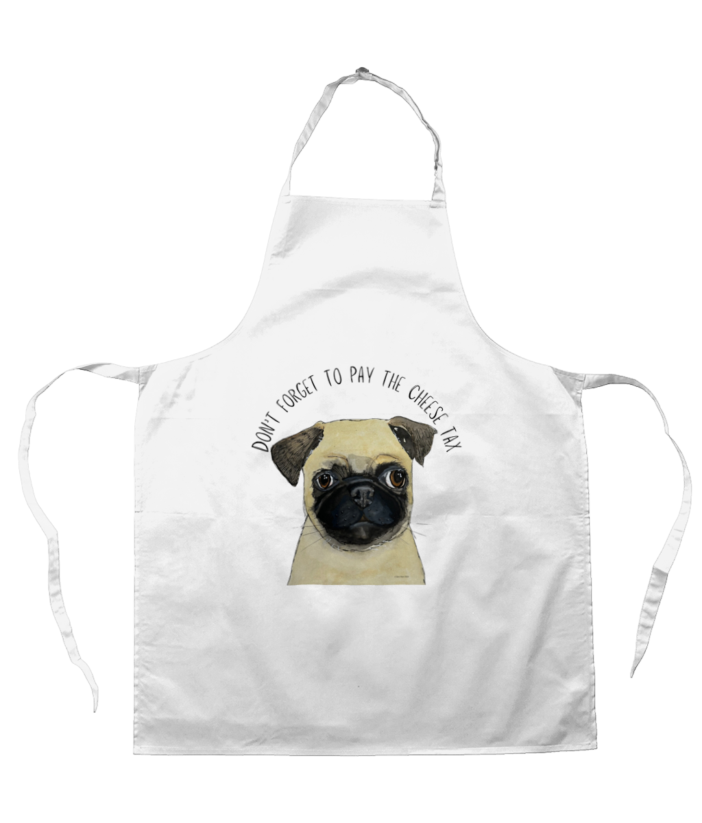 Pay the Cheese Tax in Style with Our Hilarious Pug Apron!