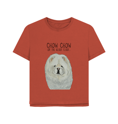 Rust Cream Chow Chow Women's Relaxed Fit T Shirt