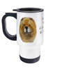 Sip in Style: Red Chow Chow Travel Mug for On-the-Go Fun