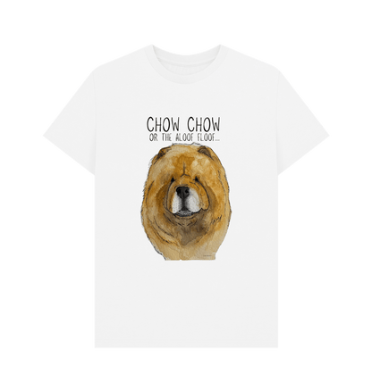 White Red Chow Chow Men's T Shirt