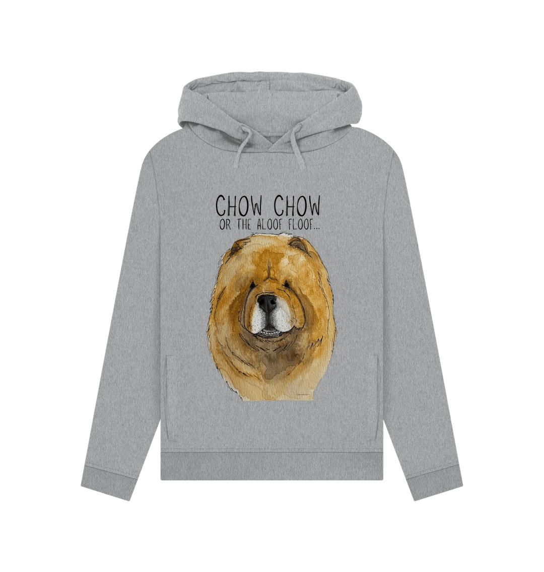 Light Heather Red Chow Chow Women's Hoodie