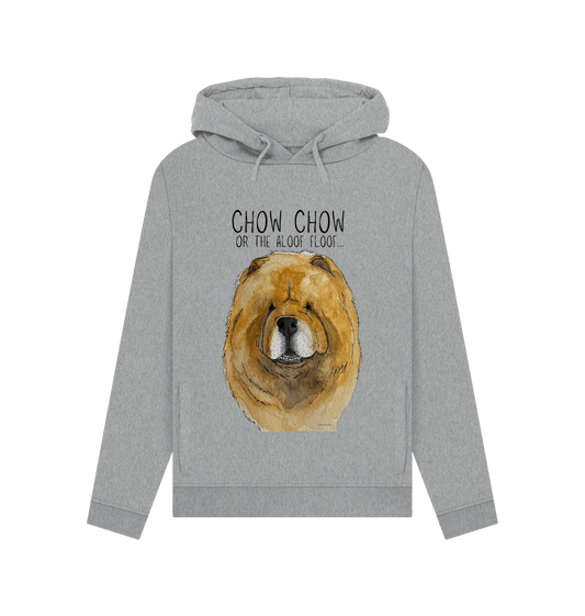 Light Heather Red Chow Chow Women's Hoodie