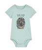 Adorable Blue Chow Chow Baby Bodysuit – Perfect for Little Dog Lovers