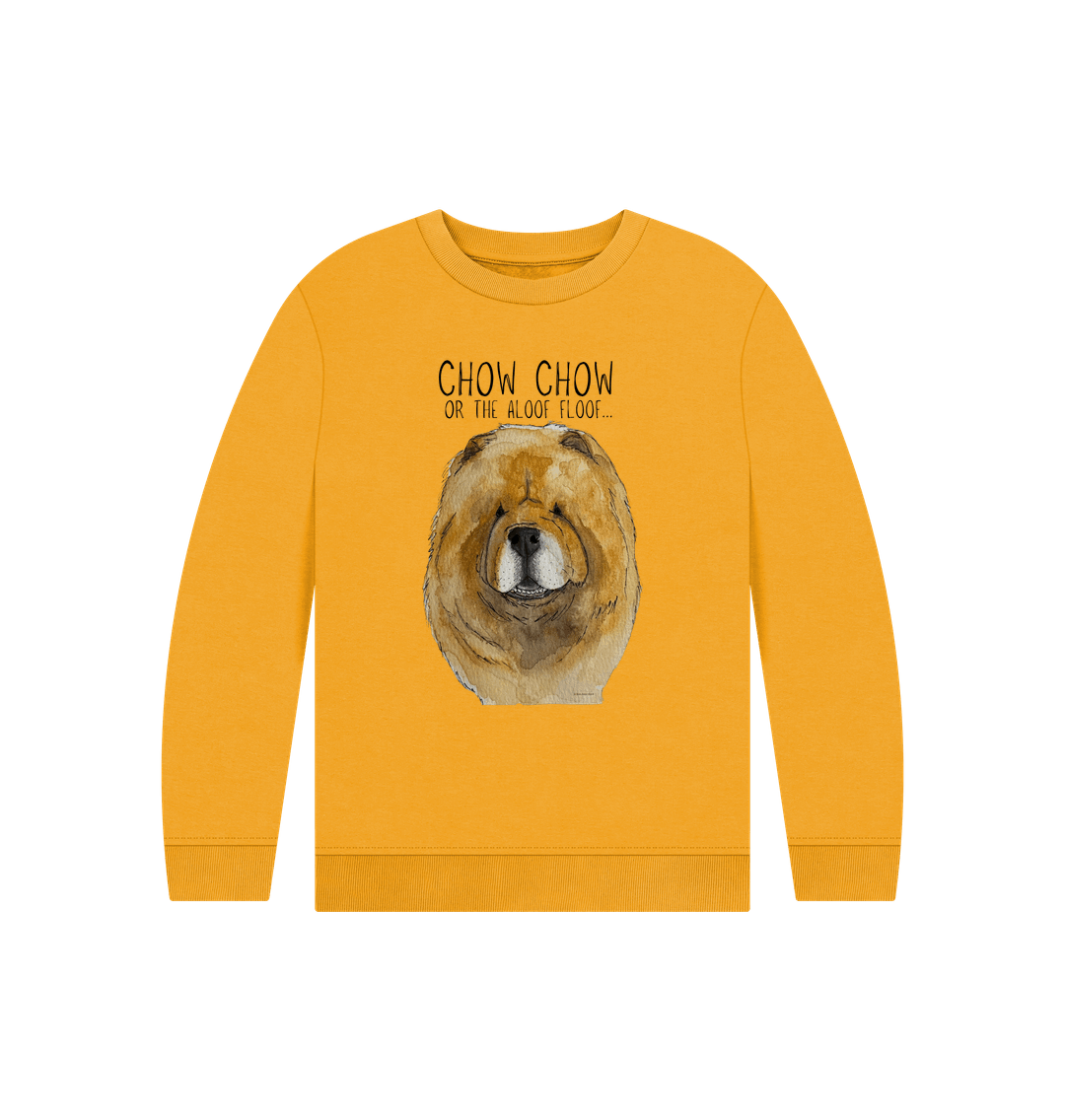 Mustard Red Chow Chow Child's Sweatshirt