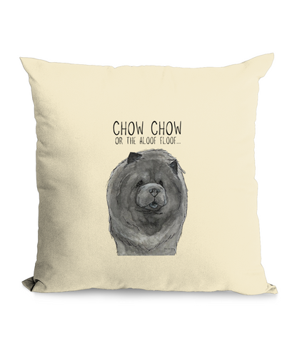 Blue Chow Chow Cushion Cover – Featuring The Aloof Floof Design!