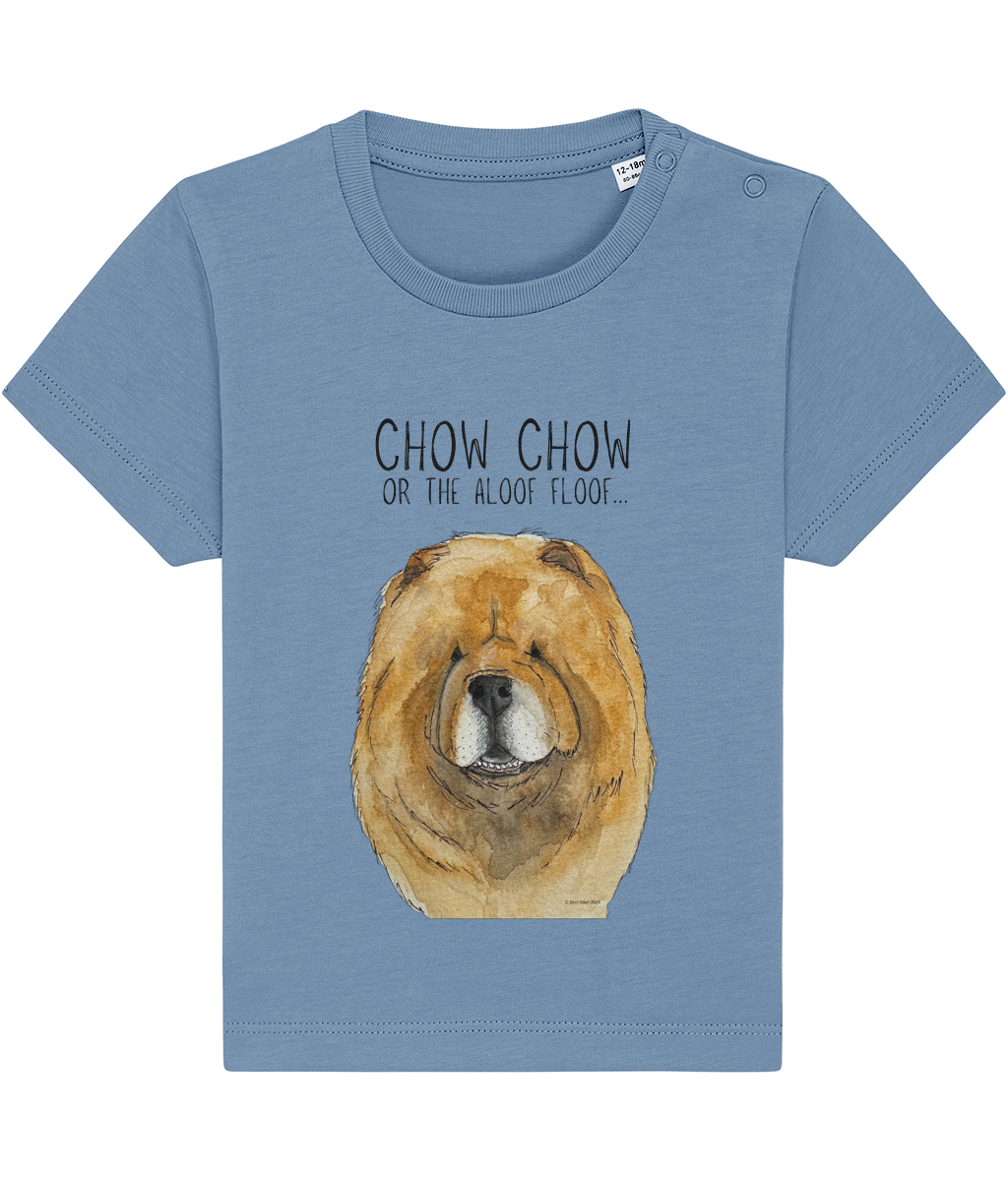 Red Chow Chow Baby T-Shirt – Cuteness with a Fluffy Flair!