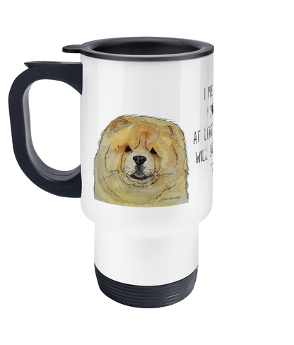 Sip in Style with the Fawn Chow Chow Travel Mug