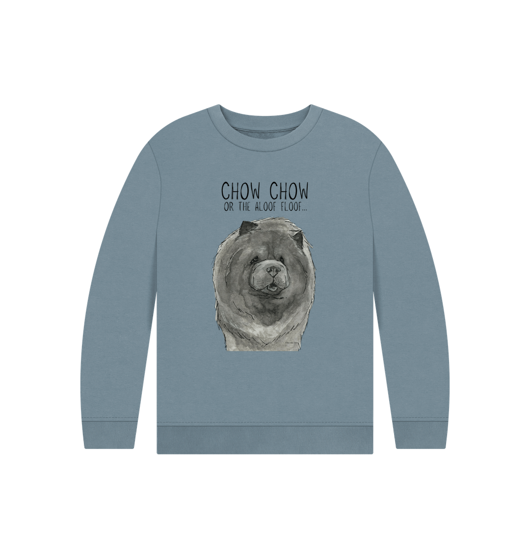 Stone Blue Blue Chow Chow Child's Sweatshirt