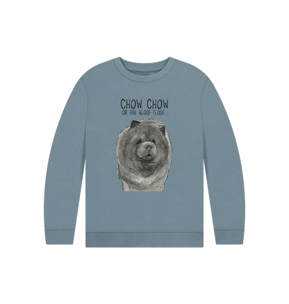 Stone Blue Blue Chow Chow Child's Sweatshirt