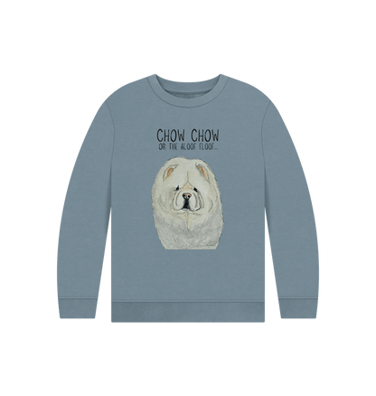 Stone Blue Cream Chow Chow Children's Sweatshirt