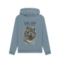 Stone Blue Blue Chow Chow Women's Hoodie