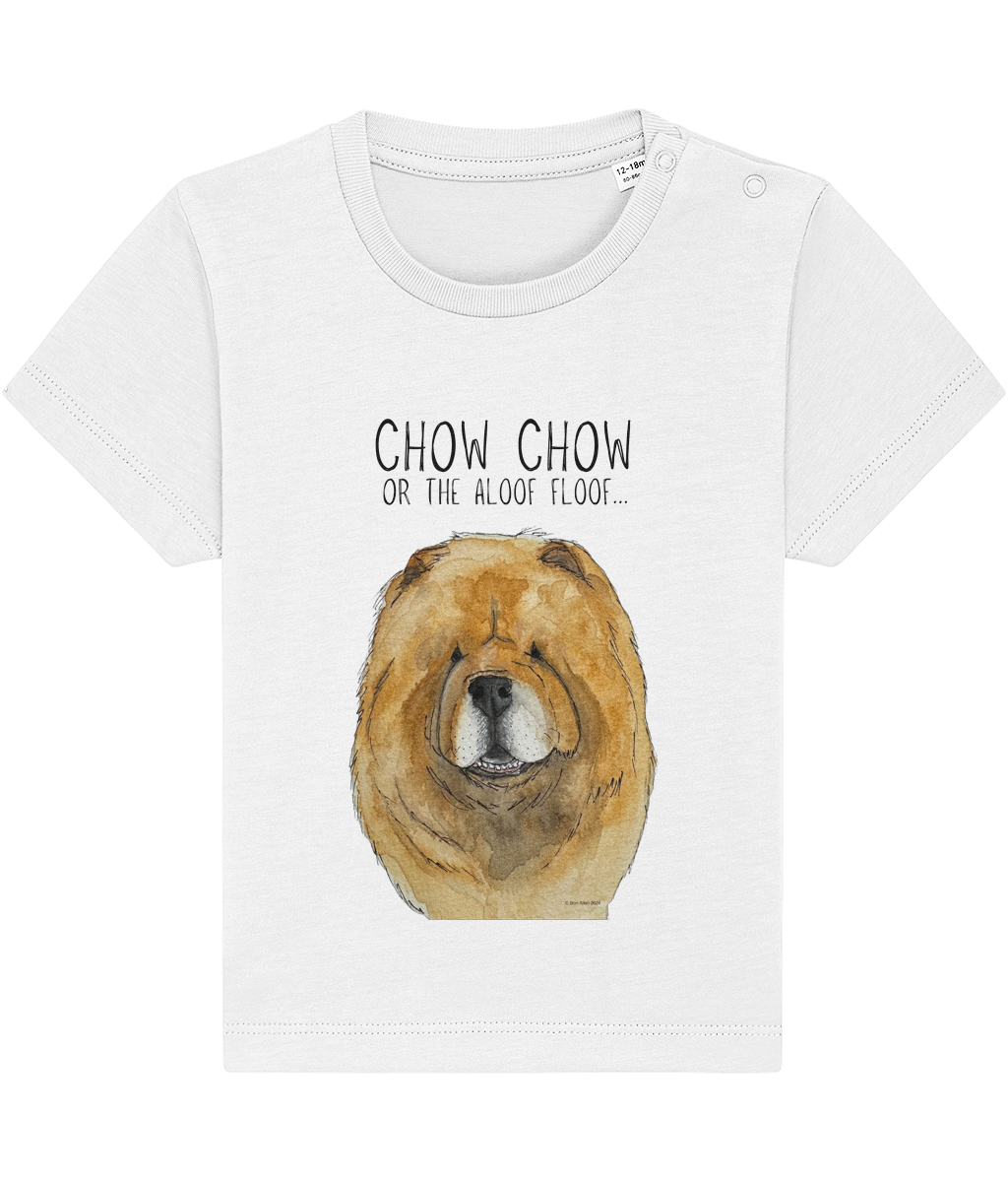 Red Chow Chow Baby T-Shirt – Cuteness with a Fluffy Flair!