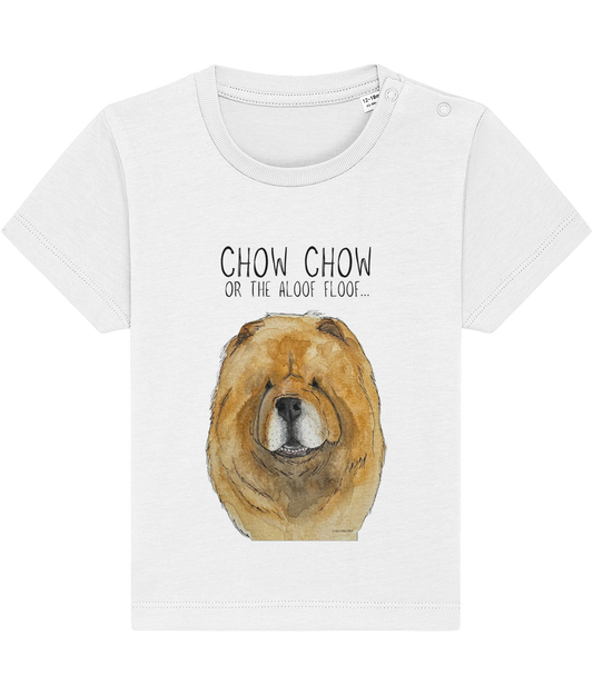 Red Chow Chow Baby T-Shirt – Cuteness with a Fluffy Flair!