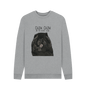 Light Heather Black Chow Chow Men's Crew Neck Sweatshirt