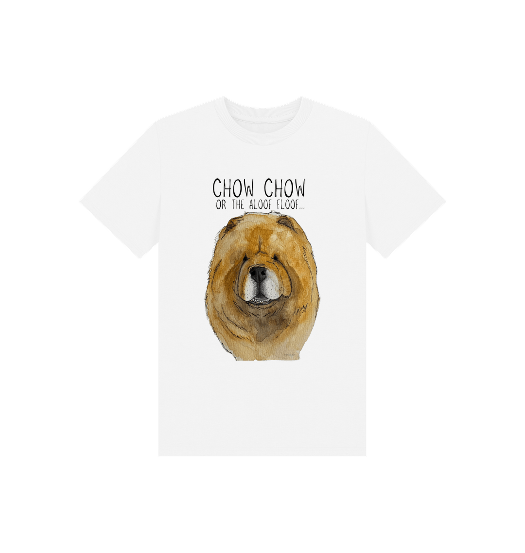 White Red Chow Chow Child's T Shirt