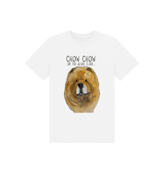 White Red Chow Chow Child's T Shirt