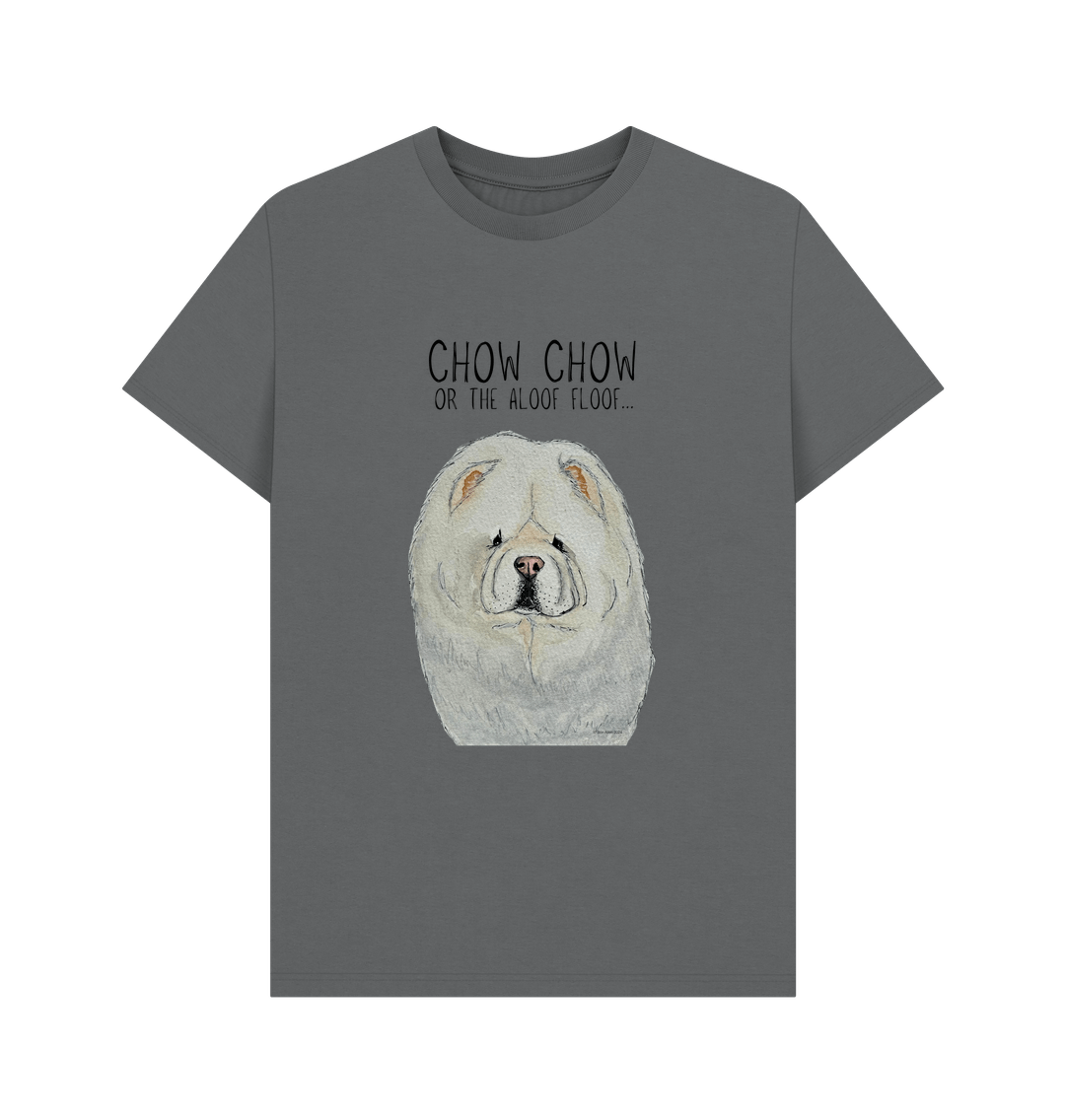 Slate Grey Cream Chow Chow Men's T Shirt