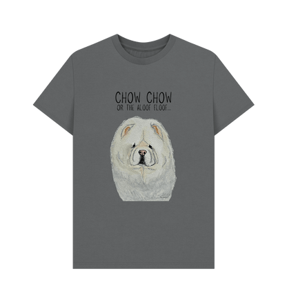 Slate Grey Cream Chow Chow Men's T Shirt