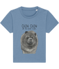 Cute & Comfy Blue Chow Chow Baby T-Shirt – Perfect for Little Dog Lovers!