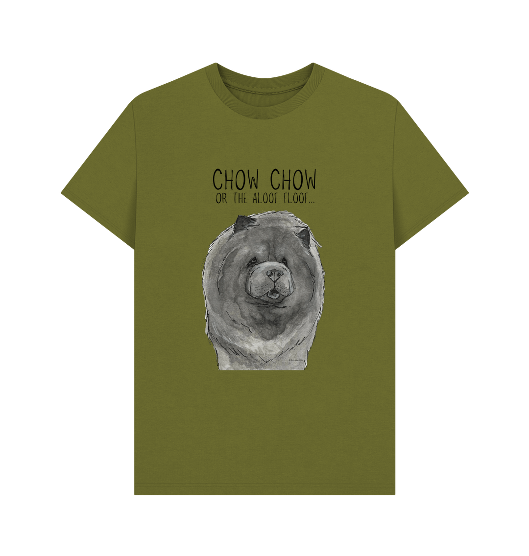 Moss Green Blue Chow Chow Men's T Shirt