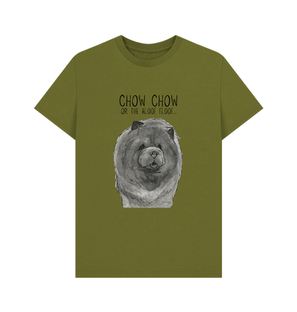 Moss Green Blue Chow Chow Men's T Shirt