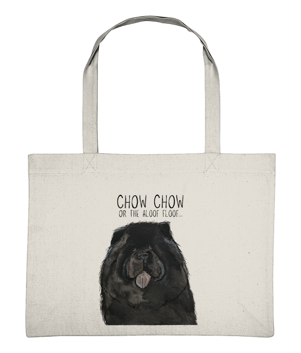 Black Chow Chow Shopping Bag – Shop in Style with Your Favorite Floof!