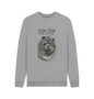 Light Heather Blue Chow Chow Men's Crew Neck Sweatshirt