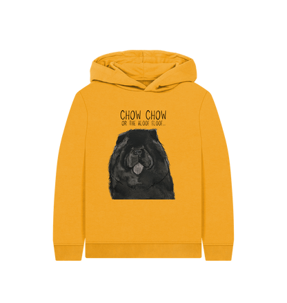 Mustard Black Chow Chow Child's Hoodie